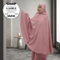 Zara Awliya Telekung Laora (4AA) + Free Woven Bag