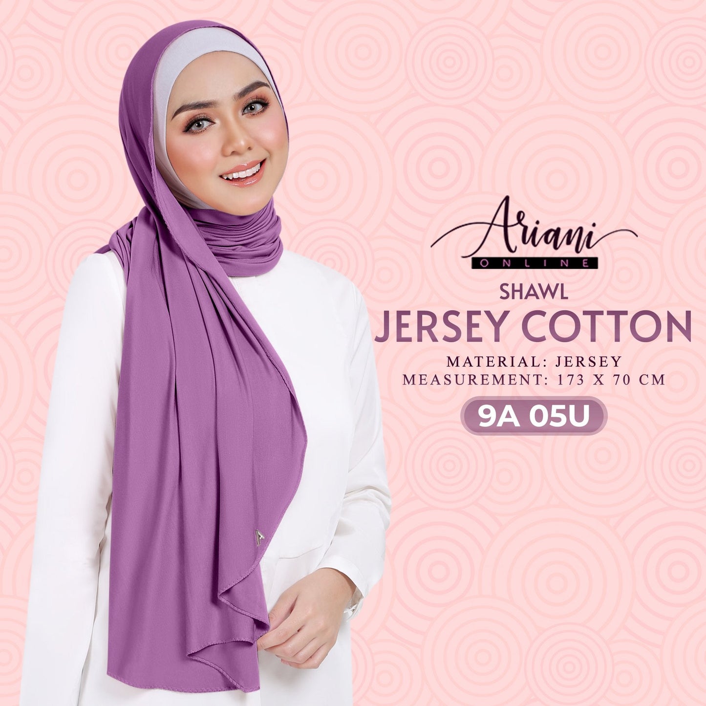 Ariani Shawl Jersey Cotton Collection RM14