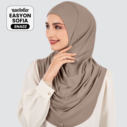 Naelofar Inspired Instant Easyon Sophia Cotton Lycra Collection (6NA)
