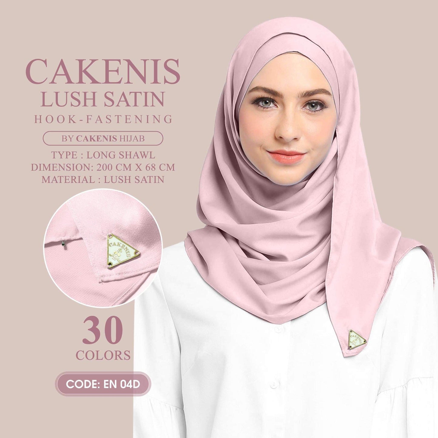 Cakenis Collection With Hook Fastening