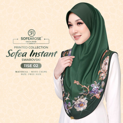 Sofearose Printed Instant Sarung Swarovski Collection