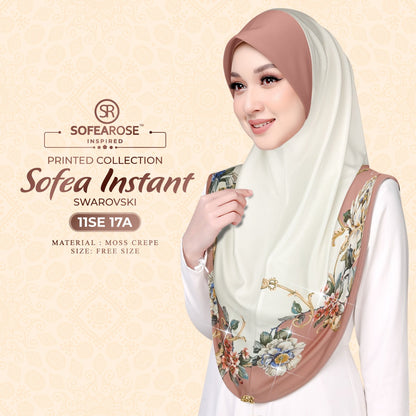 Sofearose Printed Instant Sarung Swarovski Collection