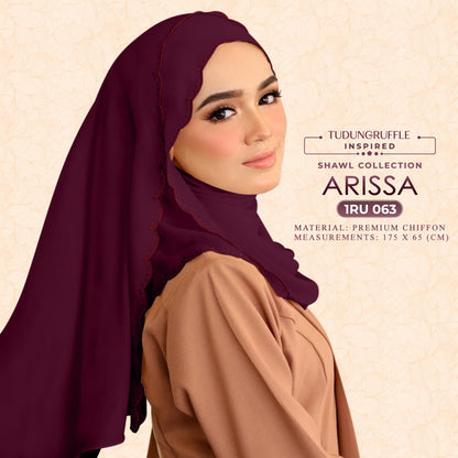 Tudung Ruffle ARISSA Shawl Collection