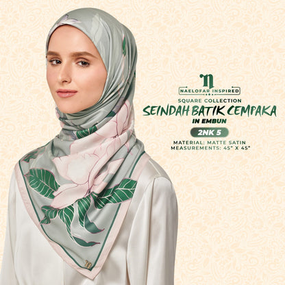 Naelofar Printed Seindah Batik Cempaka SQ Collection