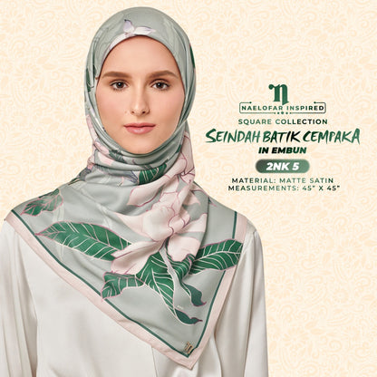 Naelofar Printed Seindah Batik Cempaka SQ Collection