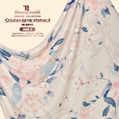 Naelofar Printed Seindah Batik Cempaka SQ Collection