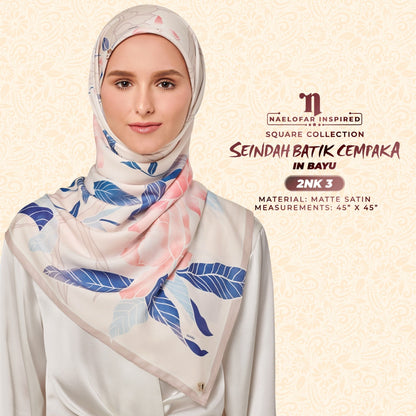 Naelofar Printed Seindah Batik Cempaka SQ Collection