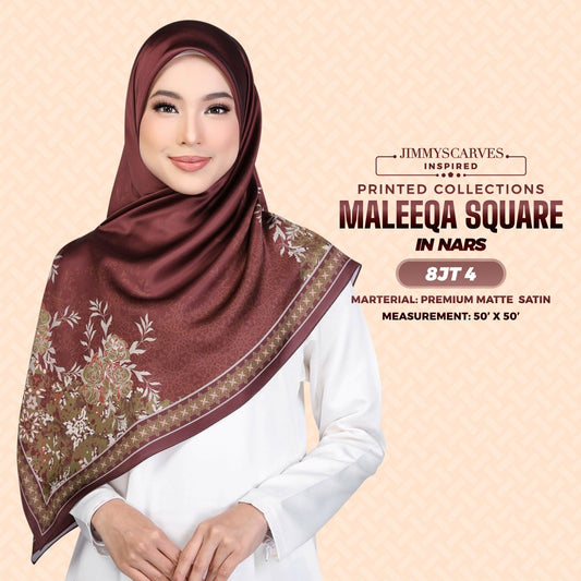 Jimmy Scarves Inspired Maleeqa SQ Collection (8JT)