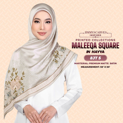 Jimmy Scarves Inspired Maleeqa SQ Collection