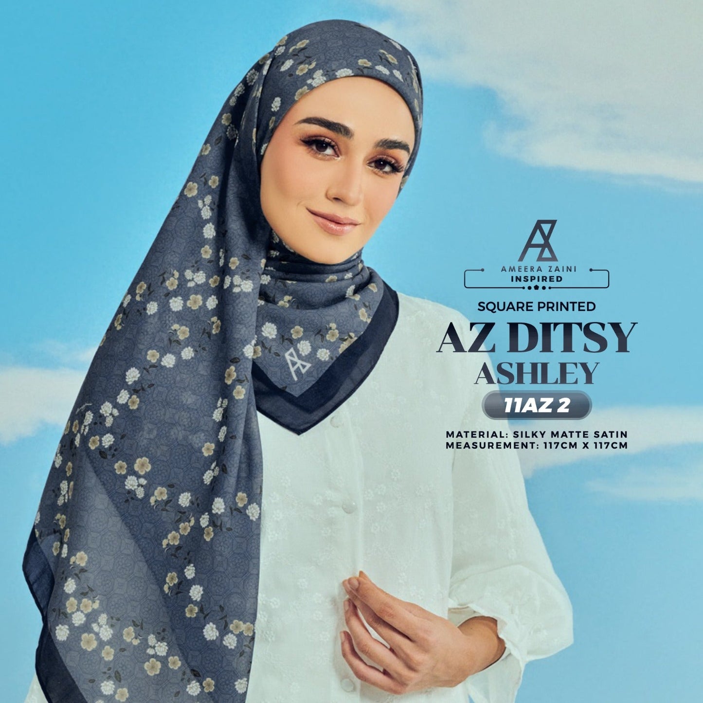 Ameera Zaini Inspired AZ Ditsy Printed Collection (11AZ)