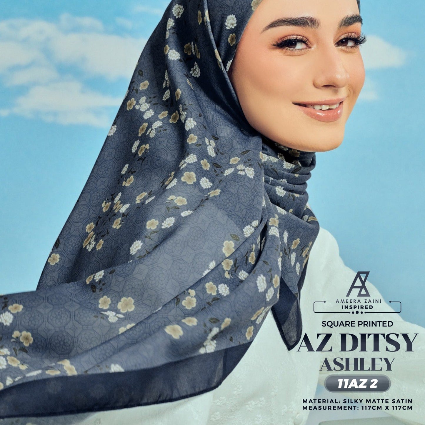 Ameera Zaini Inspired AZ Ditsy Printed Collection (11AZ)