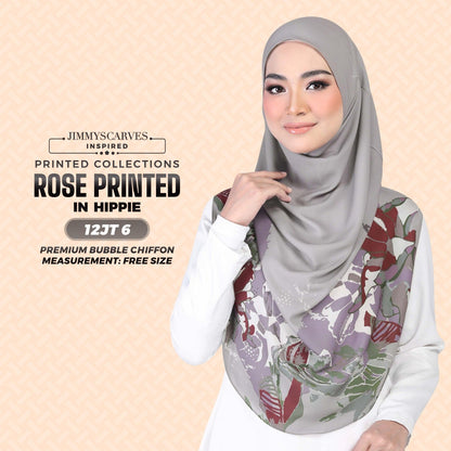 Jimmy Scarves Rose Printed Collection (12JT)