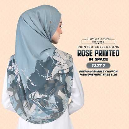 Jimmy Scarves Rose Printed Collection (12JT)