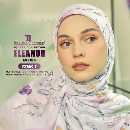 Naelofar Inspired Aleanor Cotton Voile SQ Collection (17NK)