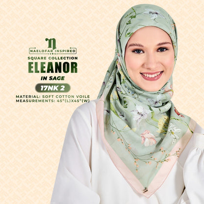 Naelofar Inspired Aleanor Cotton Voile SQ Collection (17NK)