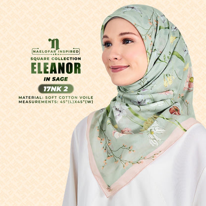 Naelofar Inspired Aleanor Cotton Voile SQ Collection (17NK)