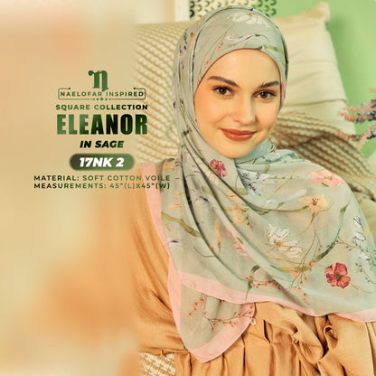 Naelofar Inspired Aleanor Cotton Voile SQ Collection (17NK)