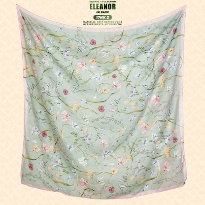 Naelofar Inspired Aleanor Cotton Voile SQ Collection (17NK)