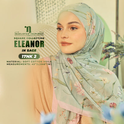 Naelofar Inspired Aleanor Cotton Voile SQ Collection (17NK)