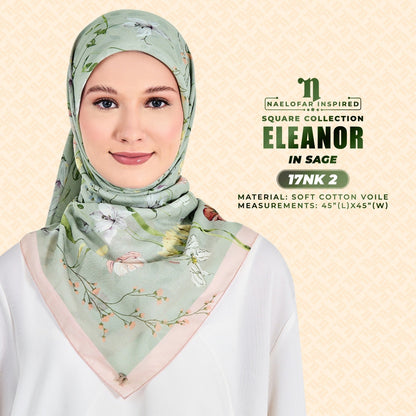 Naelofar Inspired Aleanor Cotton Voile SQ Collection (17NK)