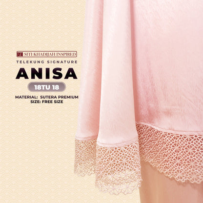 Telekung Siti Khadijah Inspired Signature Anisa Collection Free Woven bag (18TU)