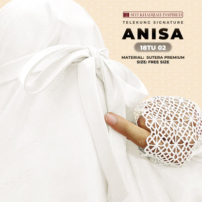 Telekung Siti Khadijah Inspired Signature Anisa Collection Free Woven bag (18TU)