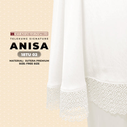 Telekung Siti Khadijah Inspired Signature Anisa Collection Free Woven bag (18TU)