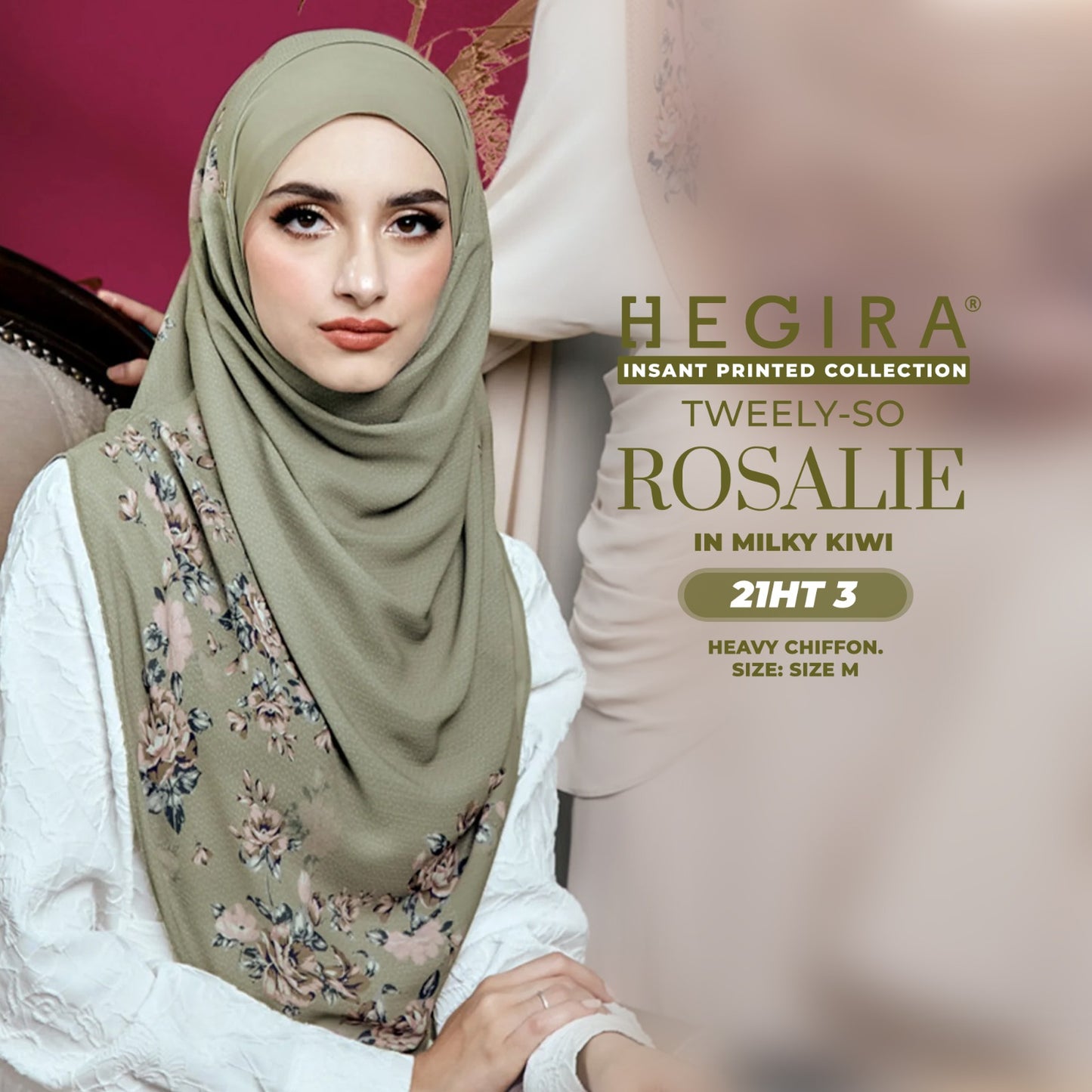 Hegira Inspired TWEELY-SO ROSALIE Printed Instant Collection (21HT)