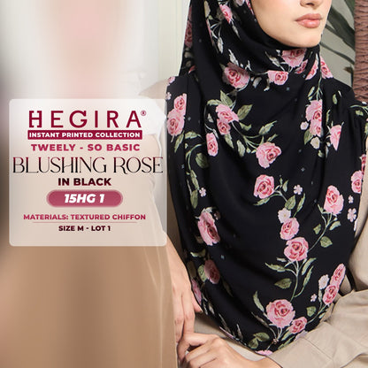 Hegira Hijab Inspired TWEELY-SO BASIC BLUSHING ROSE Instant Collection (15HG)