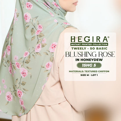 Hegira Hijab Inspired TWEELY-SO BASIC BLUSHING ROSE Instant Collection (15HG)