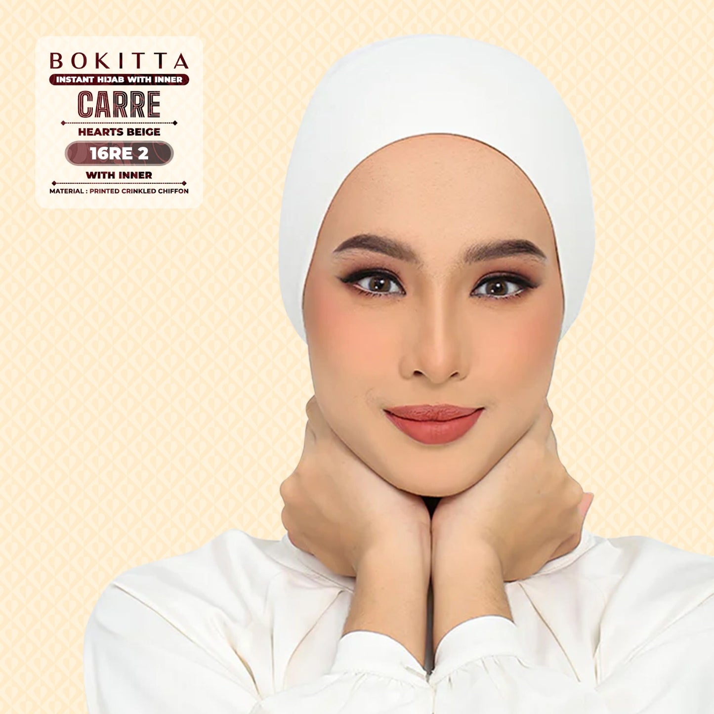 Bokitta Inspired Hearts Beige Collection - Free Box (16BB2)