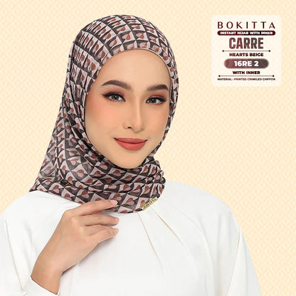 Bokitta Inspired Hearts Beige Collection - Free Box (16BB2)
