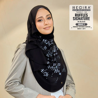 Hegira Hijab Inspired TWEELY-SO RUFFLES VEIL OF SIGNATURE Collection