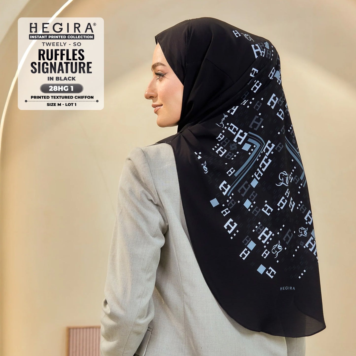 Hegira Hijab Inspired TWEELY-SO RUFFLES VEIL OF SIGNATURE Collection