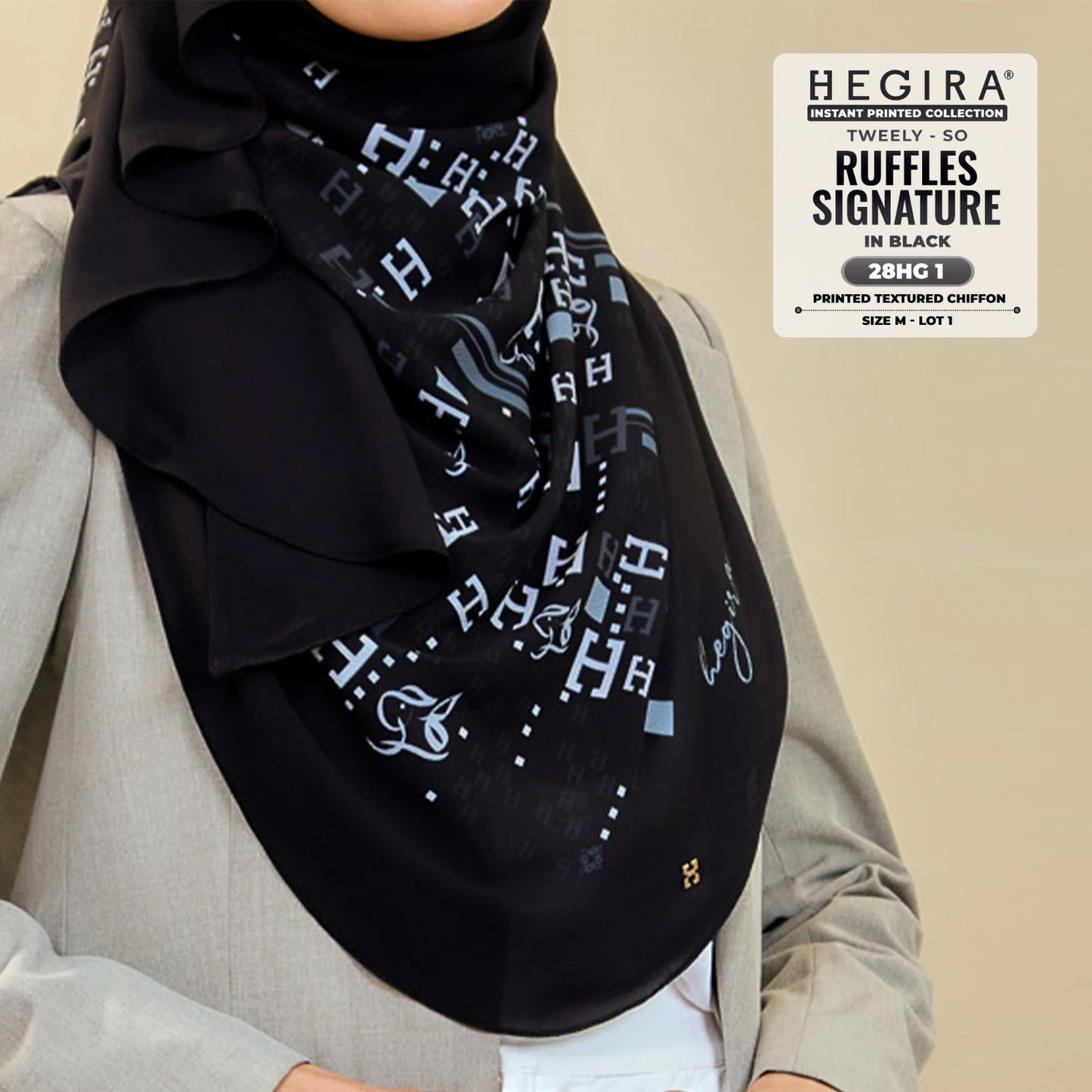 Hegira Hijab Inspired TWEELY-SO RUFFLES VEIL OF SIGNATURE Collection