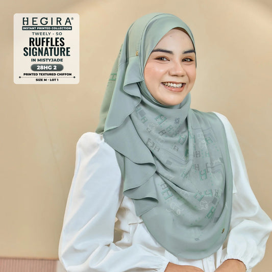 Hegira Hijab Inspired TWEELY-SO RUFFLES VEIL OF SIGNATURE Collection