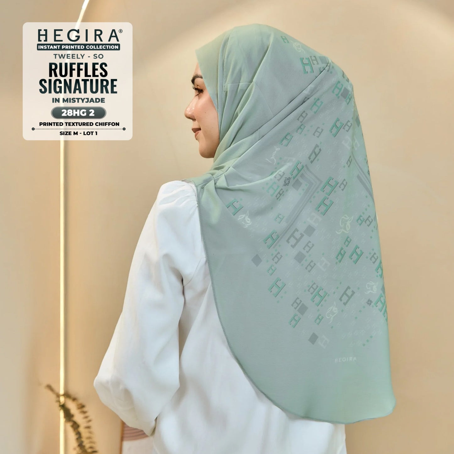 Hegira Hijab Inspired TWEELY-SO RUFFLES VEIL OF SIGNATURE Collection