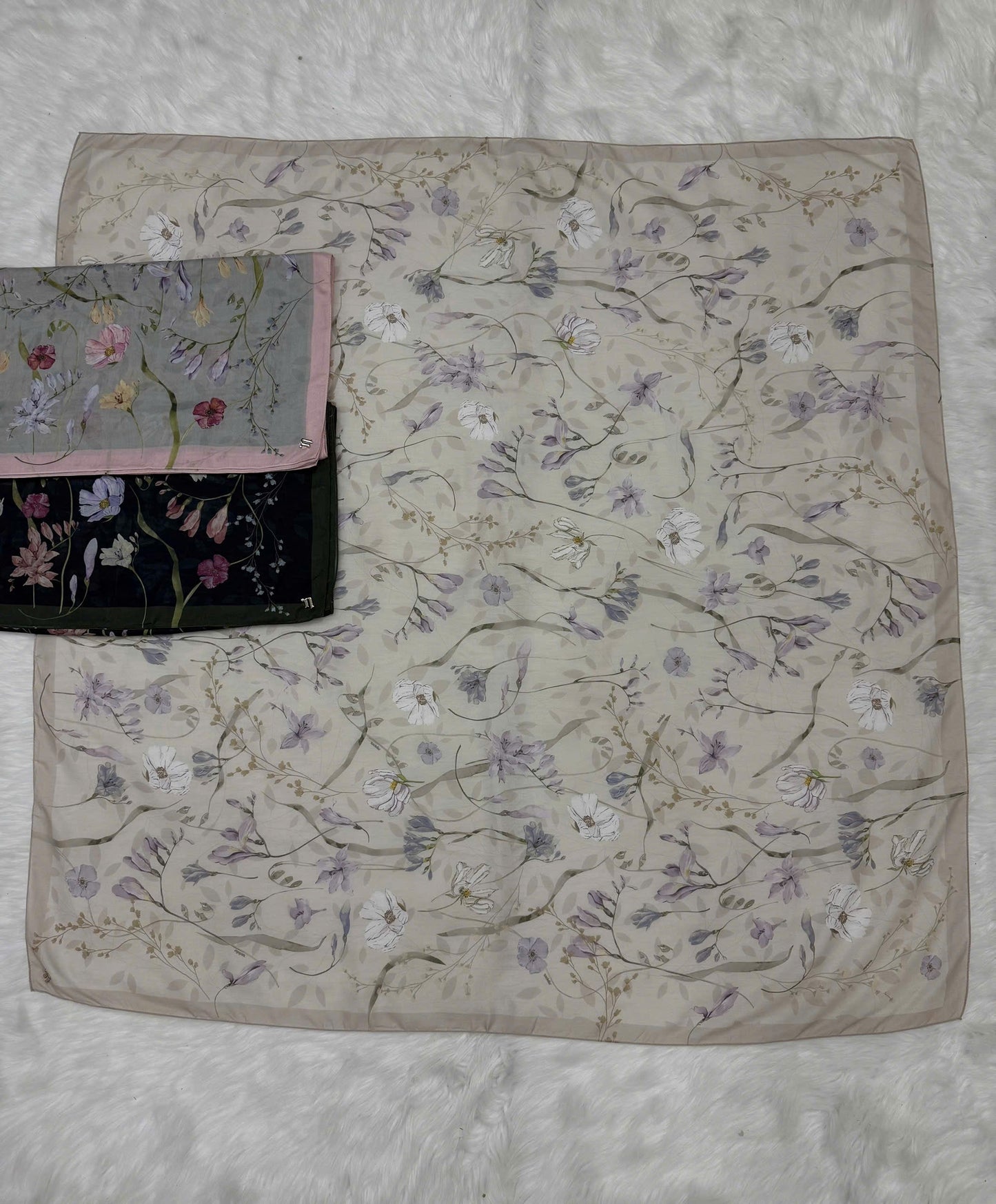 Naelofar Aleanor Cotton Voila Square The Original Collection