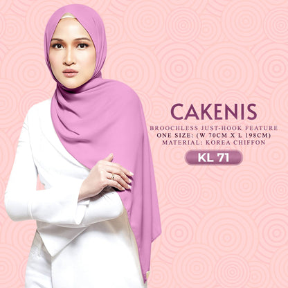 Cakenis Plain Shawl Collection