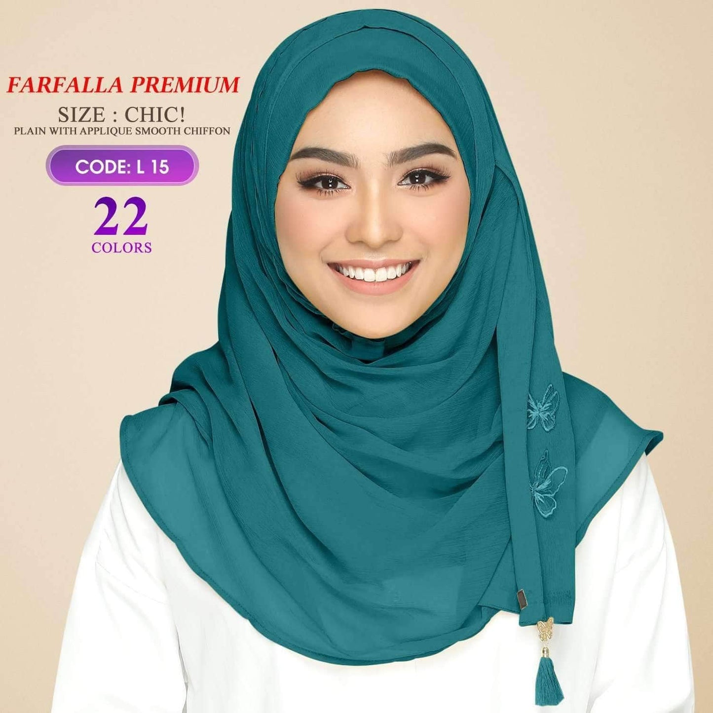 Bokitta Farfalla Premium Chic! Plain Collection RM19