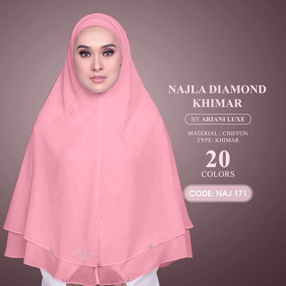 Ariani Khimar Najla Diamond Collection