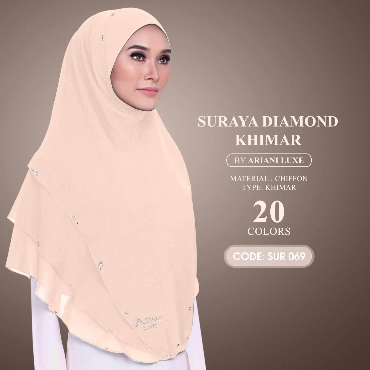 Ariani Khimar Luxe Suraya Diamond Collection