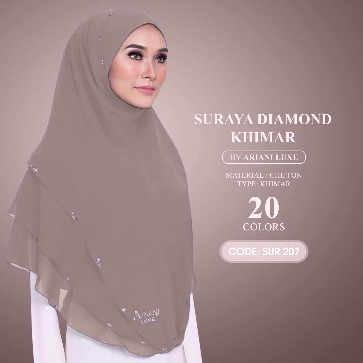 Ariani Khimar Luxe Suraya Diamond Collection