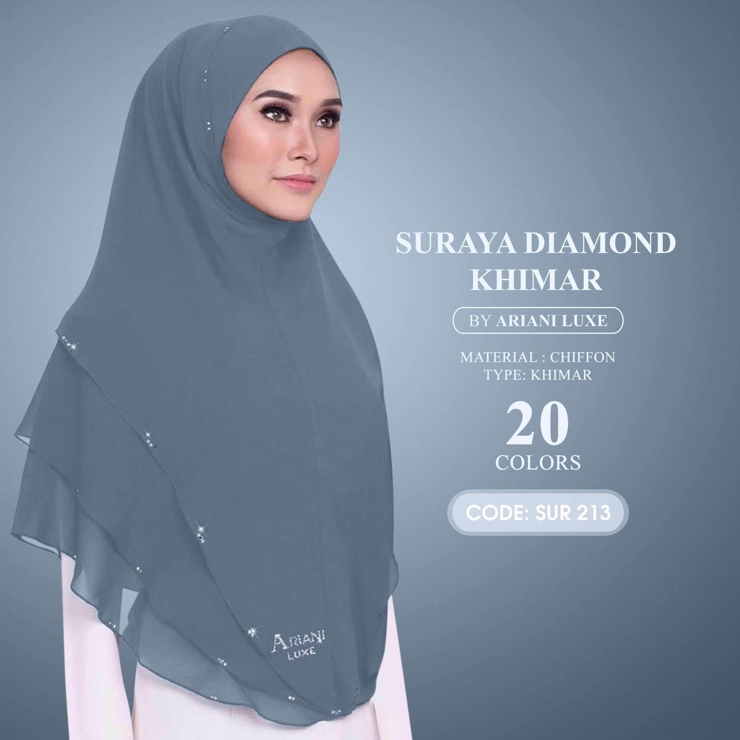 Ariani Khimar Luxe Suraya Diamond Collection