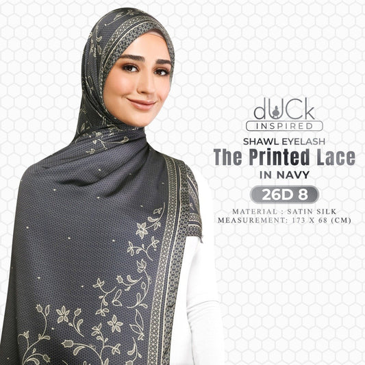 dUCk Inspired The Printed Lace Shawl Collection (26D)