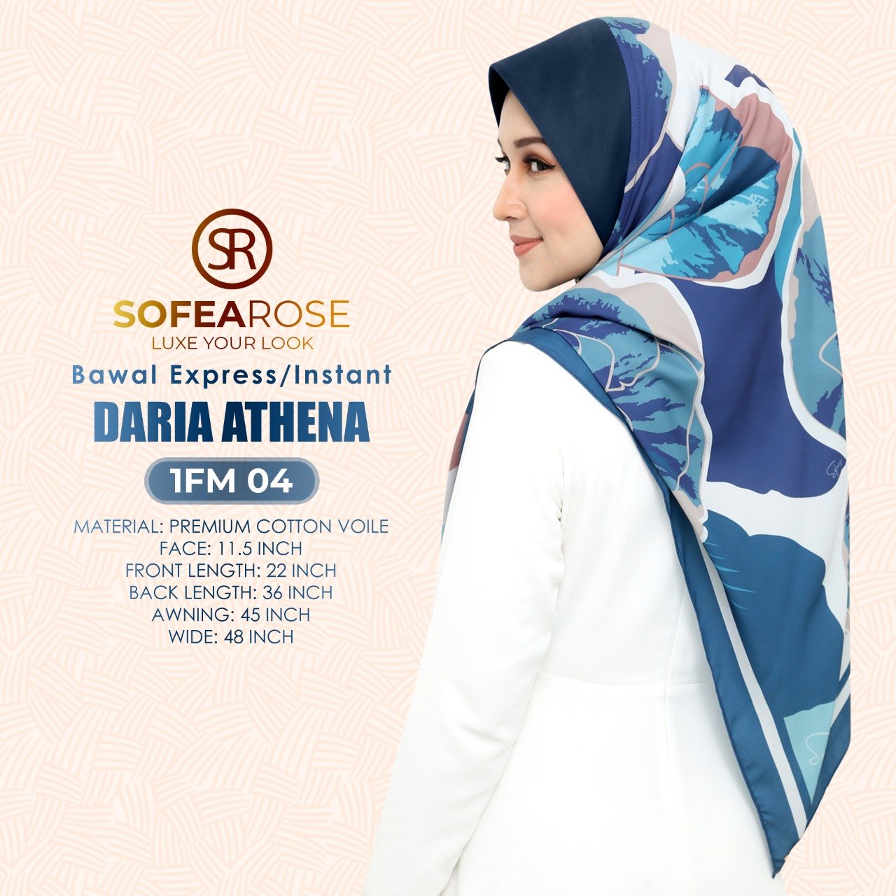 Sofearose Daria Athena Bawal Express Instant Collection