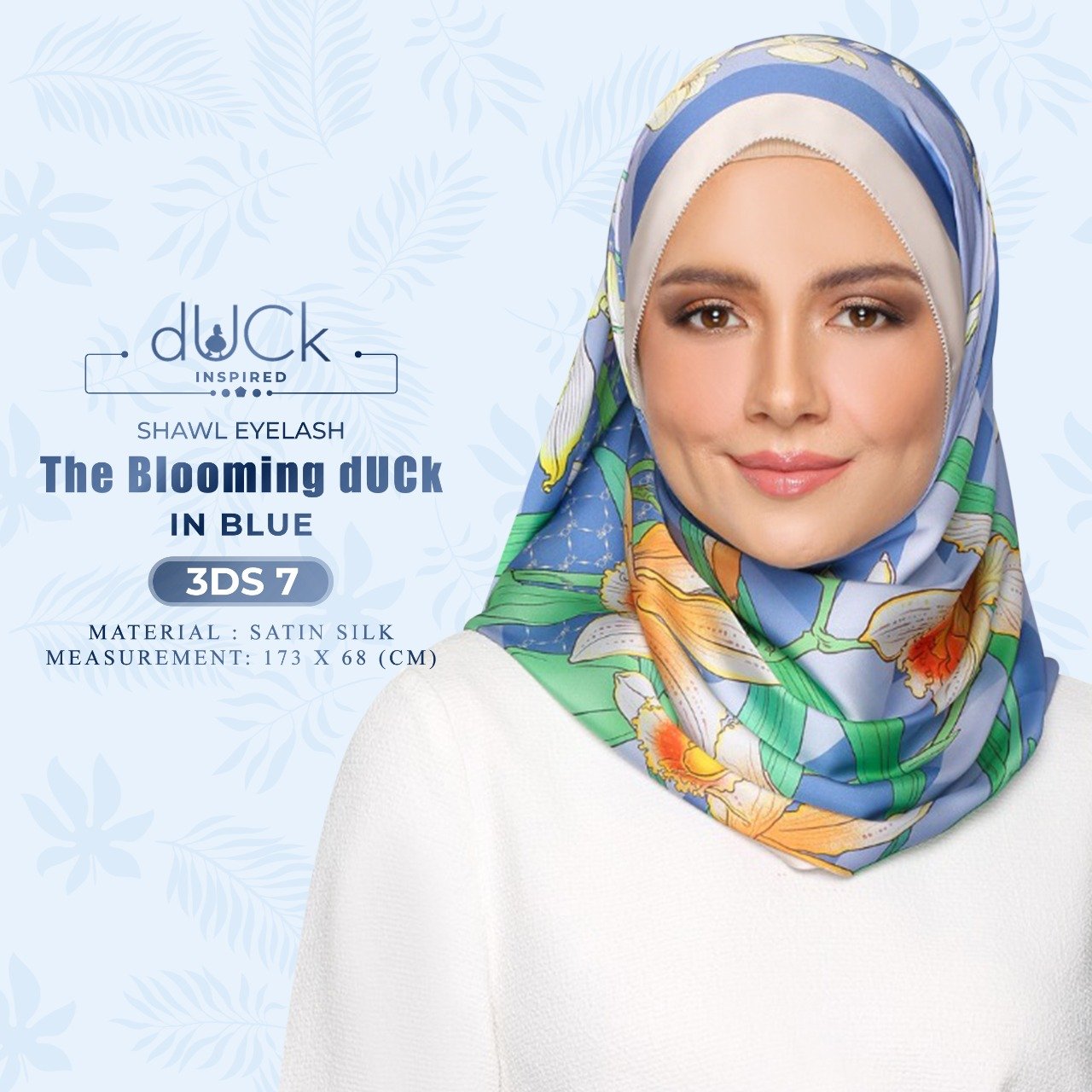 The Blooming dUCk - Orchid Shawl Eyelash Collection