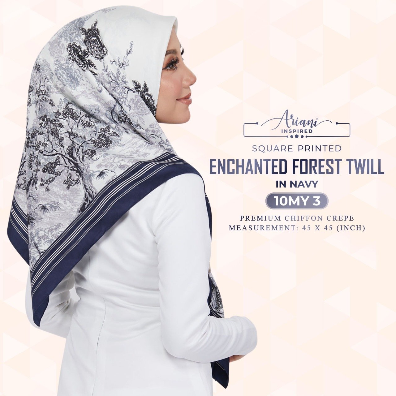 Ariani Inspired Printed Enchanted Forest Twill SQ Collection