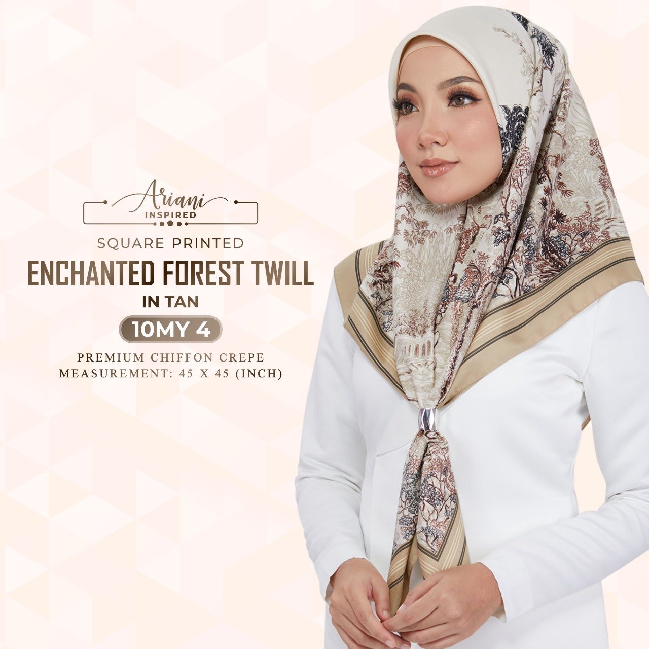 Ariani Inspired Printed Enchanted Forest Twill SQ Collection