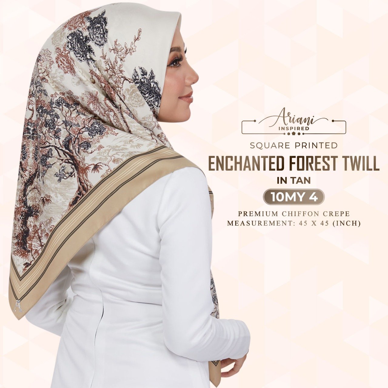 Ariani Inspired Printed Enchanted Forest Twill SQ Collection